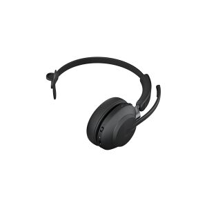 GN Audio Jabra Evolve2 65 UC Mono - Headset - på øret - konvertibel - Bluetooth - trådløs - USB-C - støjisolerende - sort