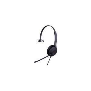 Yealink UH37 Mono Teams - Headset - på øret - kabling - USB - støjisolerende - sort - Certified for Microsoft Teams