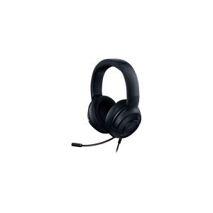 Razer Kraken X Lite - Headset - 7.1 kanaler - fuld størrelse - kabling - 3,5 mm jackstik - støjisolerende