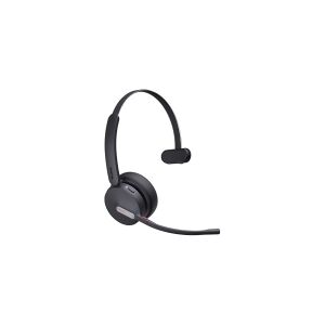 Yealink BH70 Mono Teams - Headset - på øret - Bluetooth - trådløs - USB-A via Bluetooth adapter - sort - Optimeret til UC