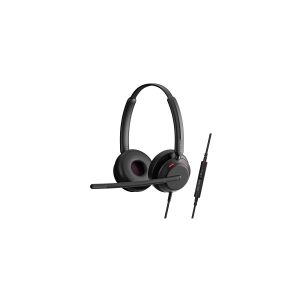 Sennheiser EPOS IMPACT 760T - Headset - på øret - kabling - USB-C - sort - Certified for Microsoft Teams