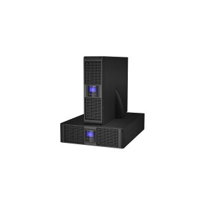 BlueWalker PowerWalker VFI 6000P/RT LCD - UPS - 5.4 kW - 6000 VA - 5 At - RS-232, USB - output-stikforbindelser: 6 - 3U - 19 - sort