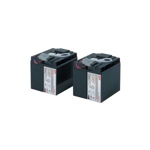 APC Replacement Battery Cartridge #55 - UPS-batteri - Blysyre - 2 celler - sort - for P/N: SMT2200C, SMT2200I-AR, SMT2200IC, SMT3000C, SMT3000I-AR, SMT3000IC, SUA3000I-IN