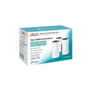 TP-Link Deco P9 - - Wi-Fi-system - (3 routere) - op til 6000 sq.ft - 1GbE - Wi-Fi 5 - Bluetooth - Dual Band