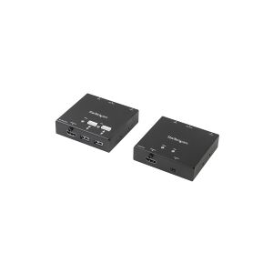 StarTech.com HDMI over CAT6 Extender with 4-port USB Hub - Remote HDMI over CAT5 or CAT6 - 165 ft (50m) - 1080p (ST121USBHD) - Video/audio/infrarød/USB-forlænger - over CAT 6 - op til 50 m