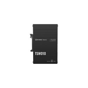 Teltonika TSW010 - Switch - 5 x 10/100 - DIN monterbar på skinne - Passive PoE