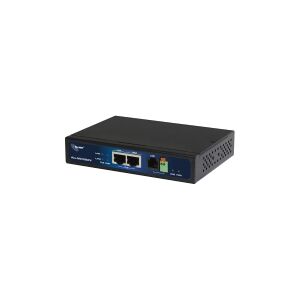 ALLNET ALL-MC116SPV-VDSL2, Sort, 10BASE-T, 100BASE-T, IEEE 802.3ab, IEEE 802.3u, IEEE 802.3z, 10/100, DMT, ADSL (RJ-11), Ethernet (RJ-45)