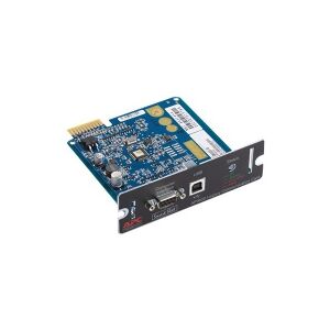 APC Legacy Communications SmartSlot Card - Adapter for fjernadministration - SmartSlot - USB, seriel - sort - for Smart-UPS 1000, 2200, 3000  Smart-UPS RT 3000, 5000  Smart-UPS X 1000, 1500, 2000, 3000