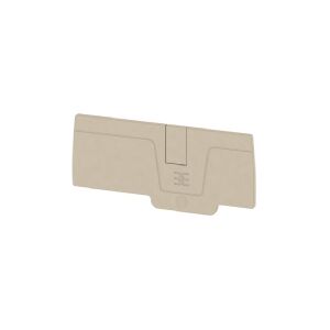 Weidmüller AEP 2C 6, Endeplade, 50 stk, Wemid, Beige, -60 - 130 °C, V0