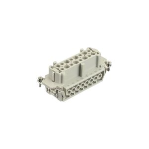 HARTING HAN E stik, indsats type 16B hunstik skrueterminal maks 2,5mm2, 16A 16 polet