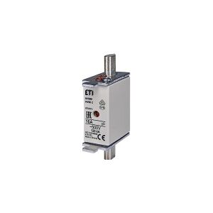 CSDK-SL Sikring NH00 16A gG, 500V AC, brydeevne 120kA, Standard IEC 60269-1, IEC 60269-2. Med status indikator - (3 stk.)