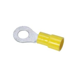 CSDK-SL Ringkabelsko gul 4,0-6,0mm² bolthul Ø10,5mm, længde 35,5mm indv. diameter Ø6,8mm - (100 stk.)