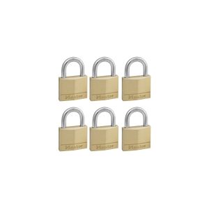 MASTER LOCK 140EURSIX, Konventionelle hængelås, Nøglelås, Indtastet ens, Port, Guld, Messing