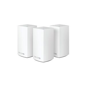 Linksys VELOP Whole Home Mesh Wi-Fi System WHW0103 - - Wi-Fi-system - (3 routere) - mesh - 1GbE - Wi-Fi 5 - Bluetooth - Dual Band