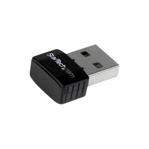 StarTech.com USB 2.0 300 Mbps Mini Wireless-N Network Adapter - 802.11n 2T2R WiFi Adapter - USB Wireless Adapter - N300 Wireless NIC (USB300WN2X2C) - Netværksadapter - USB 2.0 - 802.11b/g/n - sort