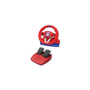 HORI Mario Kart Racing Wheel Pro Mini - Rat og pedalsæt - kabling - for Nintendo Switch