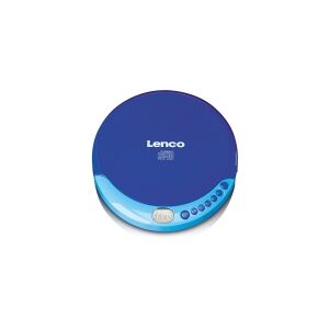 Lenco CD-011, 190 g, Blå, Bærbar CD-afspiller