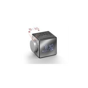 Sony ICF-C1PJ - Clock-radio - 100 mW - sølv