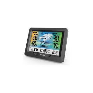 Greenblue 60133, Sort, Indendørs hygrometer, Indendørs termometer, Udendørs hygrometer, Udendørs termometer, Hygrometer, Termometer, Hygrometer, Termometer, 0 - 50 °C, -20 - 65 °C