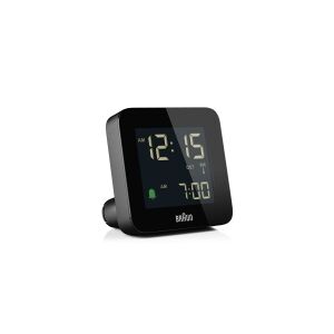 Braun BC09-DCF, Digital alarmur, Firkant, Sort, 12/24h, LCD, Batteri