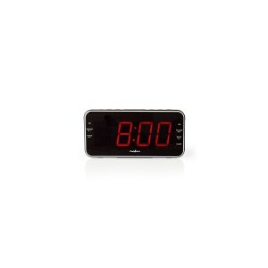 Nedis CLAR004BK, Digital alarmur, Rektandel, Sort, Plast, AM, FM, 87,5 - 108 Mhz