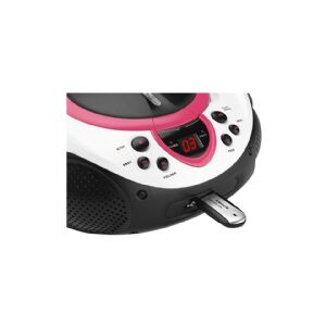 Lenco SCD-38 USB - Boombox - pink