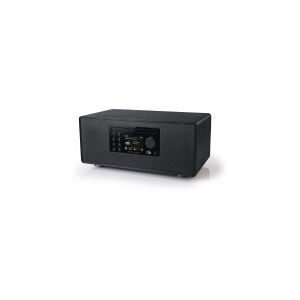 Muse M-695DBT, Home audio micro system, Sort, Front, 60 W, DAB, DAB+, FM, PLL, LCD