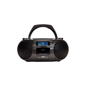 AIWA BBTC-660DAB - Boombox - 4 Watt - sort