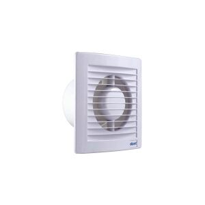 VENTICO MAICO Ventilator E-Style 100 MHT Trend med timer (efterløb 3-05 min.) og fugtstyring 40-80% RH. Luftmængde 85 m³/h. Mål 160x160/ø98 mm.