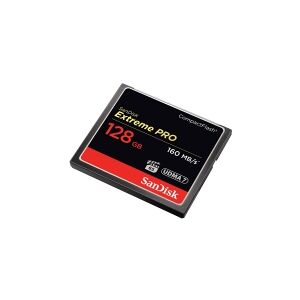 SanDisk Extreme Pro - Flashhukommelseskort - 128 GB - CompactFlash