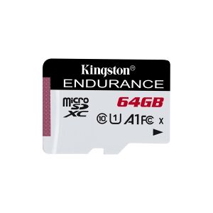 Kingston Technology Kingston High Endurance - Flashhukommelseskort - 64 GB - A1 / UHS-I U1 / Class10 - microSDXC UHS-I