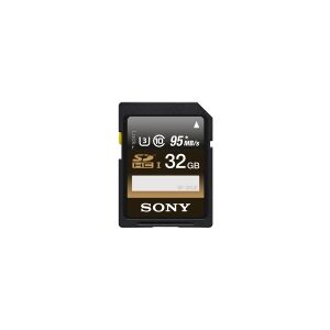 Sony SF-32UZ, 32 GB, SDHC, Klasse 10, 95 MB/s, Sort