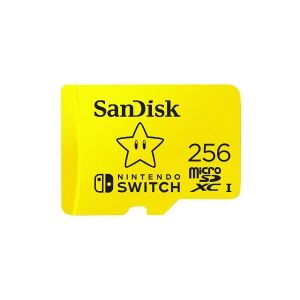 SanDisk Nintendo Switch - Flashhukommelseskort - 256 GB - UHS-I U3 - microSDXC UHS-I - for Nintendo Switch