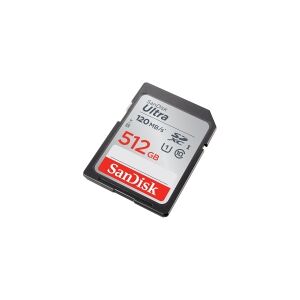 SanDisk Ultra - Flashhukommelseskort - 512 GB - Class 10 - SDXC UHS-I