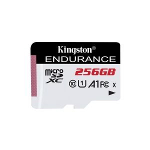 Kingston Technology Kingston High Endurance - Flashhukommelseskort - 256 GB - A1 / UHS-I U1 / Class10 - microSDXC UHS-I U1