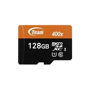 Team Group Team - Flashhukommelseskort - 128 GB - UHS Class 1 / Class10 - 400x - microSDXC UHS-I