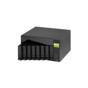Qnap Systems QNAP TL-D800C - Harddisk-array - 8 bays (SATA-600) - USB 3.2 Gen 2 (ekstern)