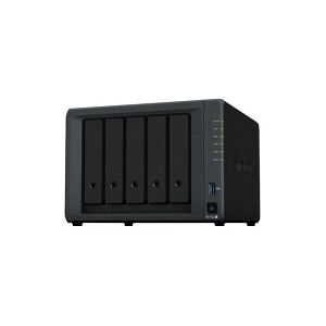 SYNOLOGY DS1522+ - NAS-server - 5 bays - SATA 6Gb/s - RAID 0, 1, 5, 6, 10, JBOD - RAM 8 GB - Gigabit Ethernet - iSCSI support