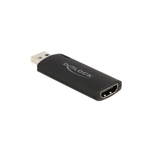Delock - Videooptagelsesadapter - USB 2.0 - sort
