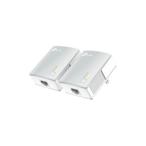 TP-Link TL-PA4010 KIT - Powerline-adaptersæt - HomePlug AV (HPAV) - kan sluttes til vægstik (pakke med 2)