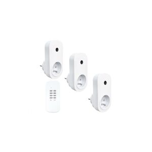 Solight remote controlled sockets set 3 + 1, 3 sockets, 1 remote control