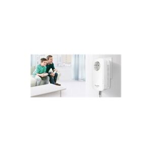 TP-Link TL-PA8010P KIT - Starter Kit - powerline-adapter - 1GbE, HomePlug AV (HPAV), HomePlug AV (HPAV) 2.0 - kan sluttes til vægstik