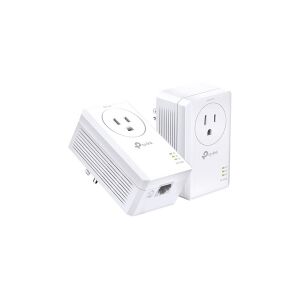 TP-Link TL-PA7017P KIT V4 - Starter Kit - powerline-adaptersæt - 1GbE, HomePlug AV (HPAV), HomePlug AV (HPAV) 2.0 - kan sluttes til vægstik