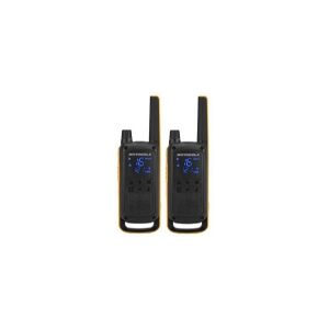 Motorola Talkabout T82 Extreme - Twin Pack - transportabel - tovejs radio - PMR - 446 MHz - 16 kanaler - sort, gul (pakke med 2)