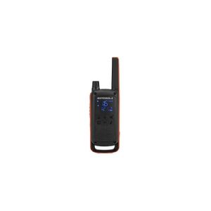 Motorola Talkabout T82 Quad Case Walkie-Talkies, Professionel mobilradio (PMR), 16 kanaler, 446 - 446.2 Mhz, 10000 m, LED, Micro-USB