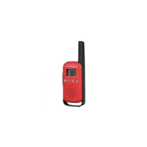 Motorola T42 - Transportabel - tovejs radio - PMR - 446 MHz - 16 kanaler - sort og rød (pakke med 2)