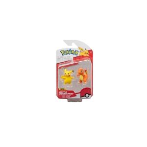 Pokémon - BATTLE FIGURE 2 PK CHARMANDER AND PIKACHU -(PKW2852)