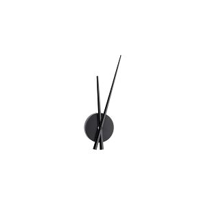 TFA-Dostmann 60.3036.01, Væg, Quartz clock, Andet, Sort, Metal, AA