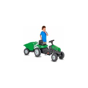 Jamara Pedal tractor Strong Bull with trailer, 3 År, 4 hjul, Sort, Grøn