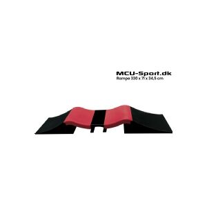 MCU-Sport Skate Double Wave Rampe sæt 330 x 71 x 34,5 cm